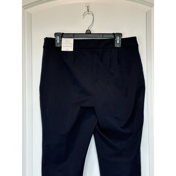 NWT Talbots Refined Bi-Stretch Navy Straight Leg Pants Size 10 Petite - Picture 5 of 10